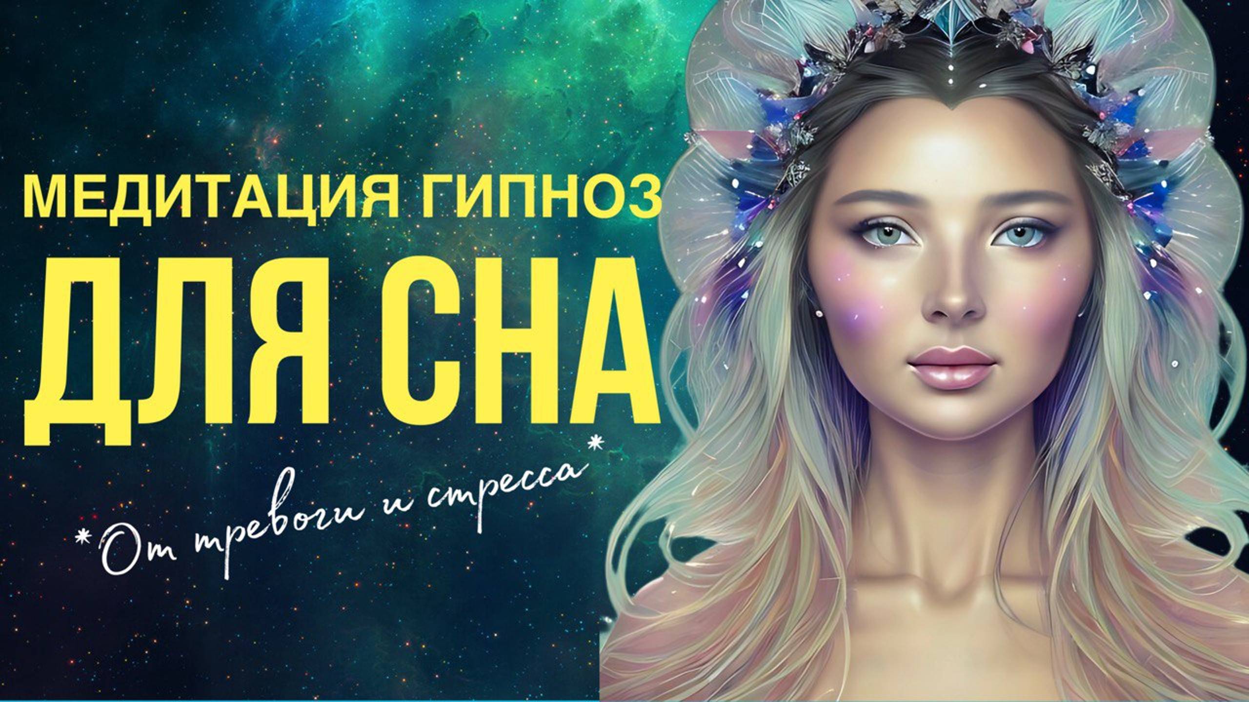 Глубокая медитация перед сном. Гипноз от тревоги и стресса. Бодрое утро смотреть онлайн