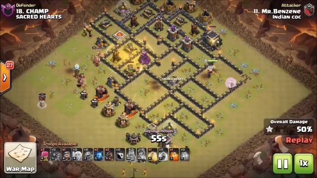Witches & Hogs - Th9 War Attacks | Indian CoC - ICWL | Clash of Clans смотреть онлайн