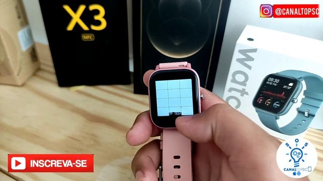 Função secreta permite testar touch screen do smartwatch p8 b смотреть онлайн