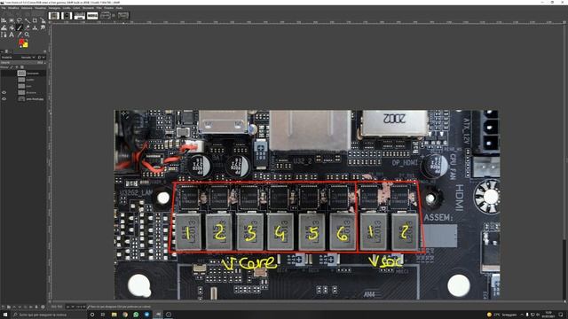 Gigabyte B550I Aorus Pro AX - Analisi VRM & PCB