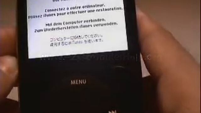 "Connect to your computer. Use iTunes to restore." Error mes смотреть онлайн