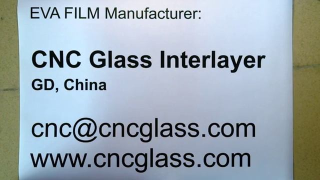CNC GLASS INTERLAYER eva film смотреть онлайн
