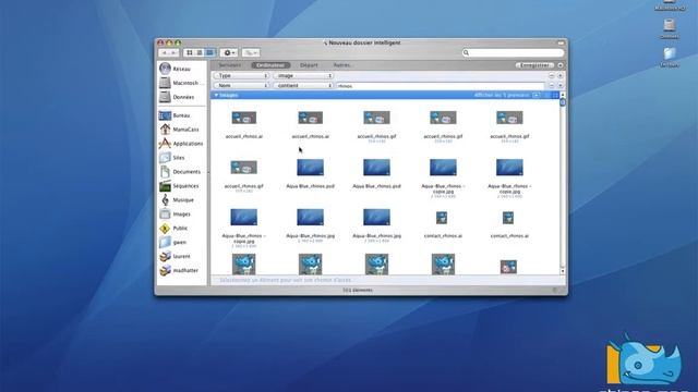 35 • Créer un dossier intelligent • Mac OS X Tiger (tutoriel vidéo) смотреть онлайн