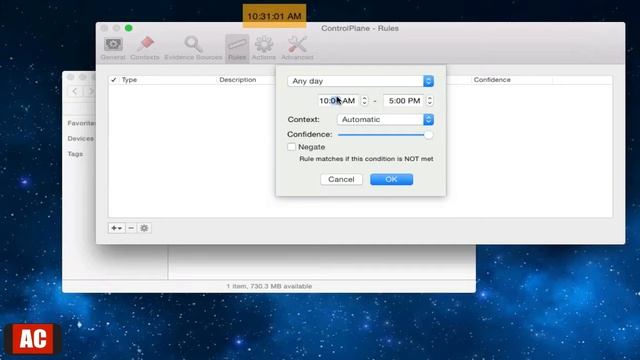 ControlPlane - Set Time to Run AppleScript on Mac (1/2) смотреть онлайн