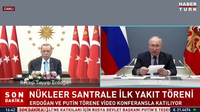 #CANLI - Nükleer santrale ilk yakıt töreni смотреть онлайн