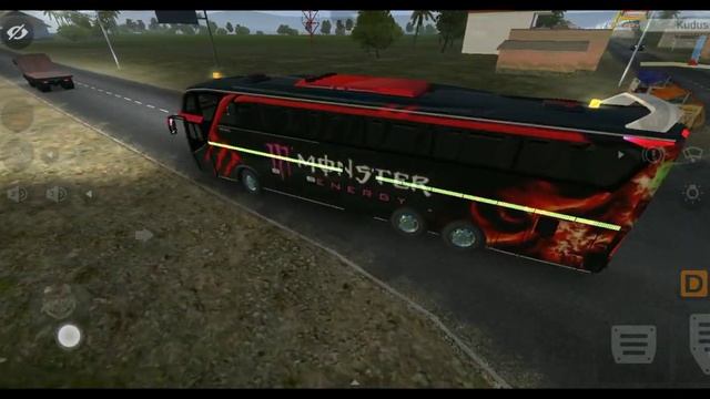Bus Simulator Indonesia || BUSSID Coach Bus Driving Bandar Lampung to Bakauheni Android Gameplay смотреть онлайн