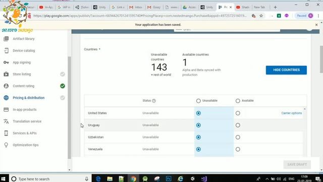 Google Play Store Upload Unity Game APK : Content Rating , Price & Distribution[P3] [Hindi] смотреть онлайн
