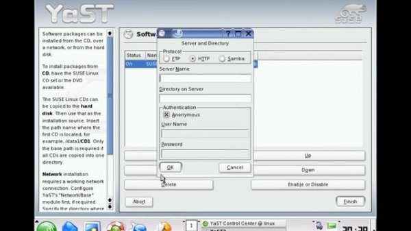 Suse Linux 9.1 gui tour