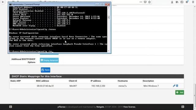 07. pfSense DHCP Server смотреть онлайн