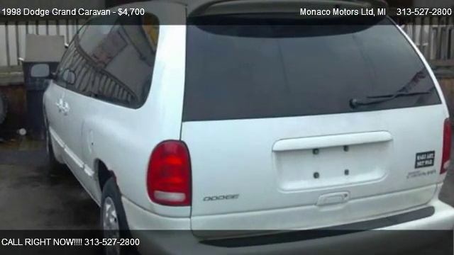 1998 Dodge Grand Caravan GRAND SE - for sale in DETROIT, MI 48205 смотреть онлайн