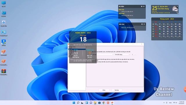 Thêm widget dương lịch, âm lịch, thời tiết vào desktop của Windows 11 смотреть онлайн