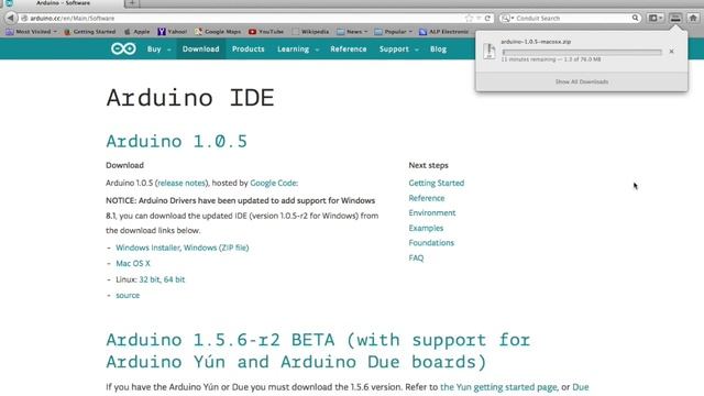 Installing Arduino IDE to Mac OS смотреть онлайн