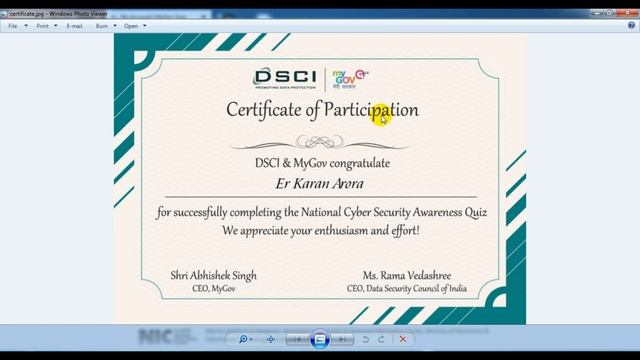 Free Cyber Security Govt Certificate | DCSI - Data Security Council of India - Government of India смотреть онлайн