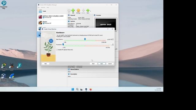 Installing Windows Server 2019 using Oracle VM virtual box смотреть онлайн
