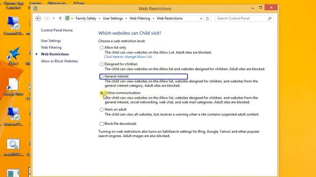 How to filter website block adult for child account in Windows 8 and 8.1 смотреть онлайн
