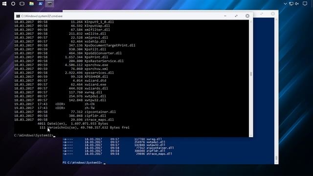 Windows 10 RS2: Eingabeaufforderung im Win-X Menü смотреть онлайн