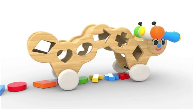 Учим фигурки - цветные фигуры