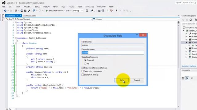 Tutorial for WP8 -- 13-Classes and Objects for Windows Phone 8 App Development Using C# смотреть онлайн