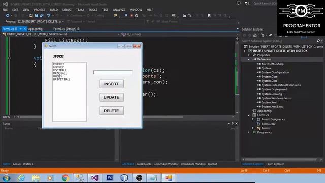 29 | Creating CRUD Application Using ListBox In Winforms C# | Windows Forms App C#(Hindi/Urdu) смотреть онлайн