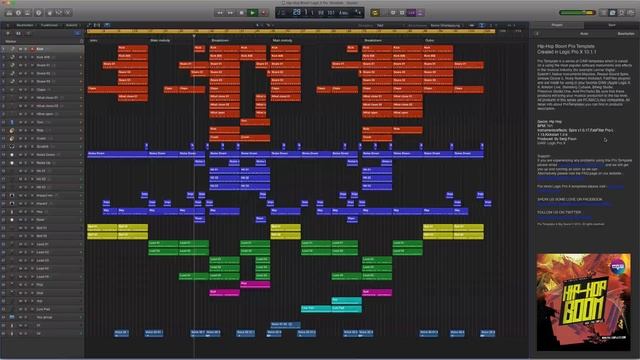 Hip Hop Boom Logic X Pro Template смотреть онлайн