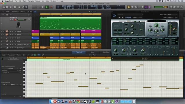 Logic Pro X - EXS24 vokál смотреть онлайн