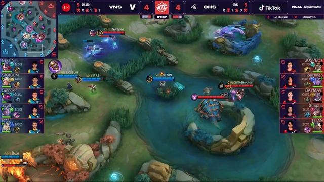 MTC Türkiye Şampiyonası 1. Sezon Kaybedenler Finali 4. Maç | VNS vs CHS смотреть онлайн