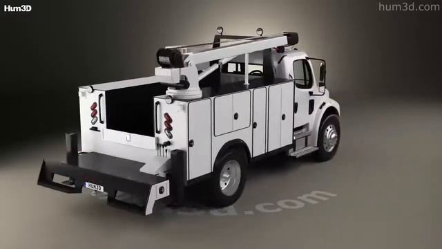 Freightliner M2 106 Utility Truck 2017 3D model by 3DModels.org смотреть онлайн