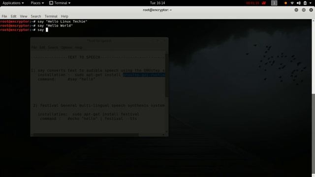 How To: Text to speech in linux terminal смотреть онлайн