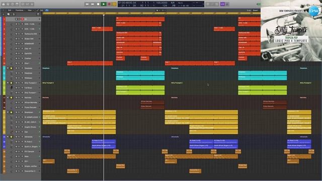 Dirty Trumpets Logic Pro X Template смотреть онлайн