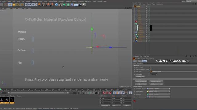 RENDERING[X-Particle Material-Randomcolour] for c4d free downloads (file describe) смотреть онлайн