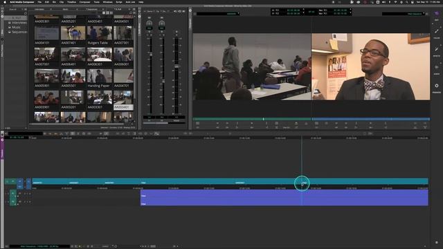 Avid Media Composer Lesson 3 - Basic 3 point editing смотреть онлайн