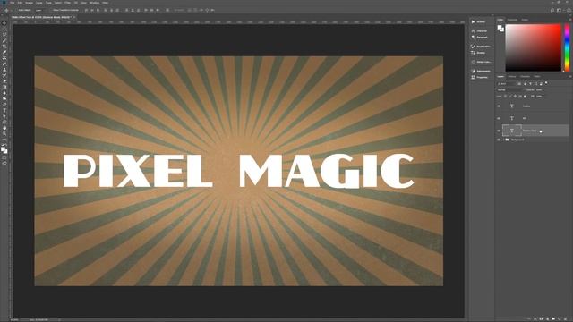 1960s Offset Text Effect - Photoshop Tutorial смотреть онлайн