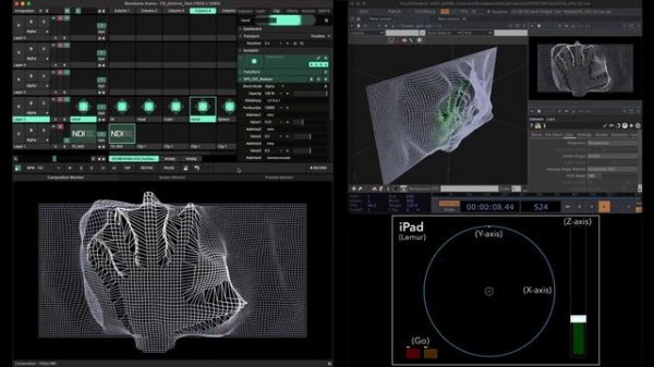 Control TouchDesigner from Resolume and iPad (for theatrical performances)