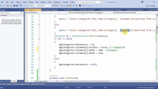 Cosmetic Shop System Part 18 Update Category in C# C Sharp смотреть онлайн