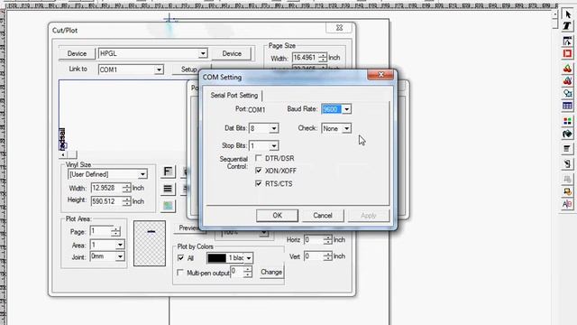 Artcut Parameter Setting