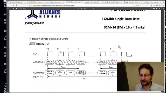 Writing A SDRAM Memory Controller In Verilog! FPGA RISCV