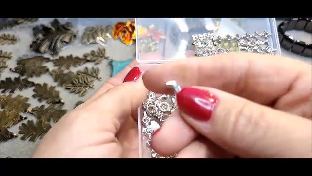 Листики, фурнитура, броши с сайта Алиэкспресс. Распаковка посылок. Werbevideo. 19.11.2022 смотреть онлайн
