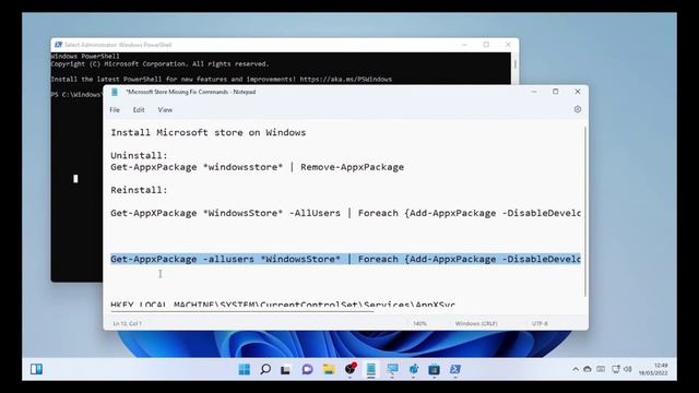 How to Fix Microsoft Store Missing / Greyed Out In Windows - Reinstall Microsoft Store смотреть онлайн
