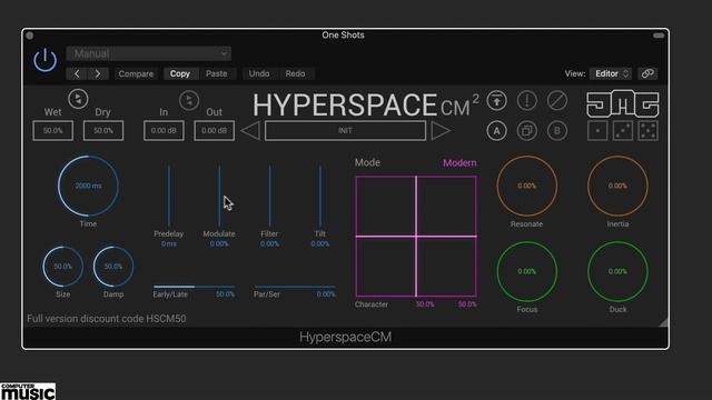 Free plugins for every reader! Part 2 - Hyperspace CM 2 смотреть онлайн