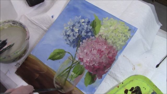 How I Paint a Glass Vase July 2019 смотреть онлайн