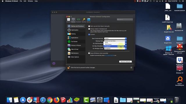 Parallels Configuration