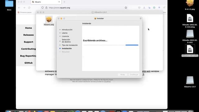 Instalando XQUARTZ en MacOS смотреть онлайн