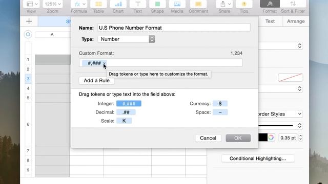 how to format phone number in Apple Numbers смотреть онлайн