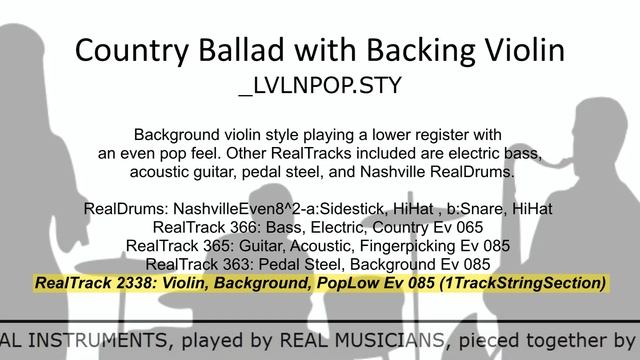 Band-in-a-Box® 2015 - RealTracks Set 206: Pop String Quartet смотреть онлайн