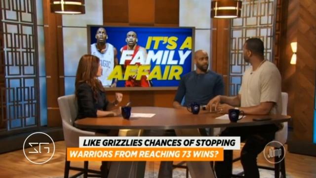 T-Mac Taunts Vince Carter About Warriors Record Game vs Grizzlies | ESPN The Jump (2016) смотреть онлайн