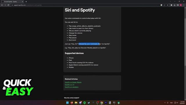 How To Ask Siri to Play Music from Spotify (EASY) смотреть онлайн