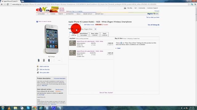 Cheapest Brand NEW IPhone 4S 16GB Available On Ebay! Sale Ends Soon! смотреть онлайн