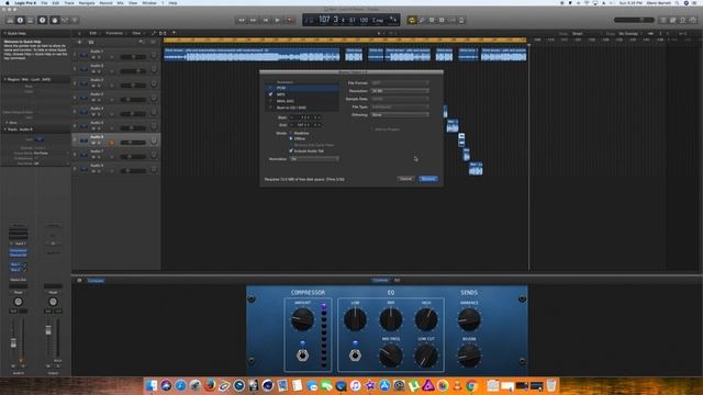 How to export mp3 from Logic Pro X смотреть онлайн