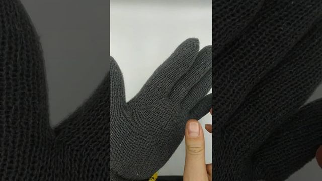 Перчатки  двойные 9 нитей без ПВХ  5/100 У663