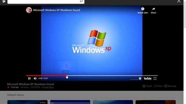 Microsoft Windows XP Shutdown Sound Bing video Internet Explorer 5 28 2019 7 08 29 PM смотреть онлайн